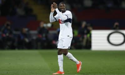 El delantero del PSG, Ousmane Dembélé, elegido el mejor deportista del año en Francia. EFE/Alberto Estévez/Archivo