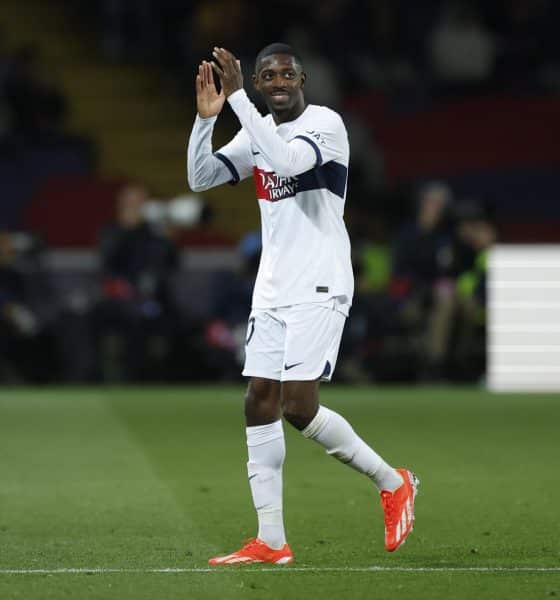 El delantero del PSG, Ousmane Dembélé, elegido el mejor deportista del año en Francia. EFE/Alberto Estévez/Archivo