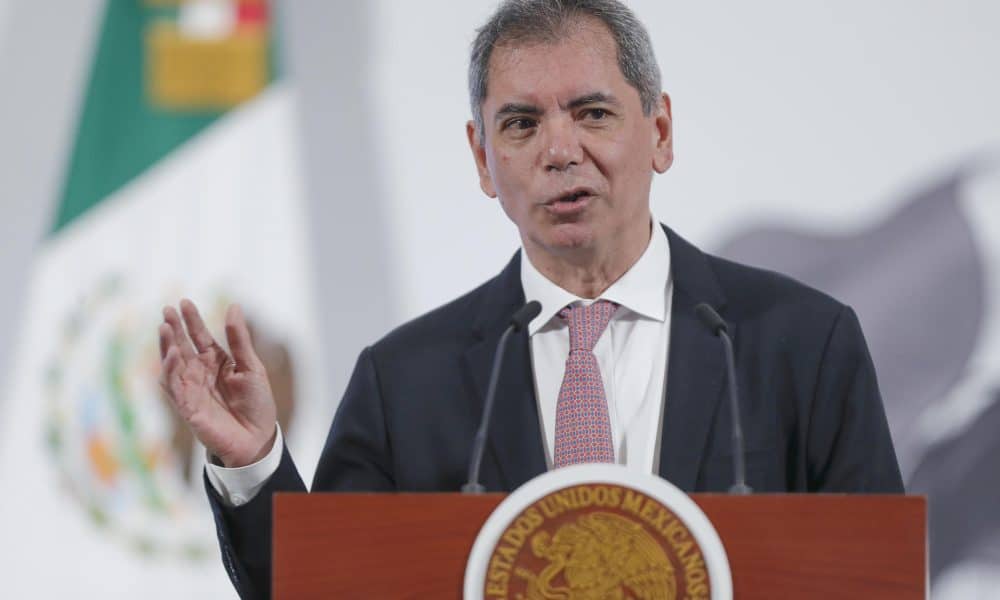 Imagen de archivo donde aparece el secretario de Hacienda y Crédito Público (SHCP) de México, Édgar Amador Zamora. EFE/ Isaac Esquivel