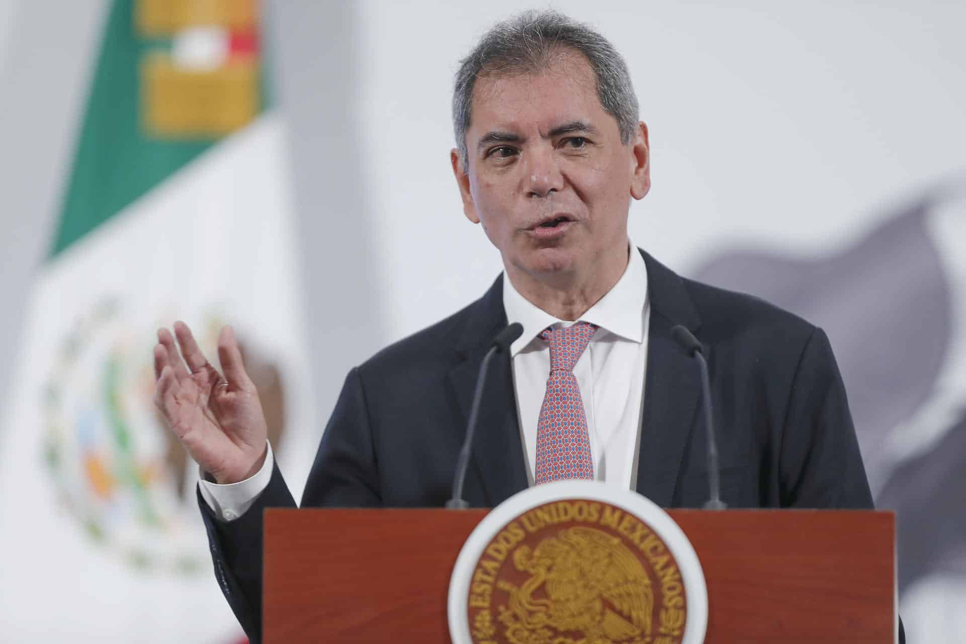 Imagen de archivo donde aparece el secretario de Hacienda y Crédito Público (SHCP) de México, Édgar Amador Zamora. EFE/ Isaac Esquivel