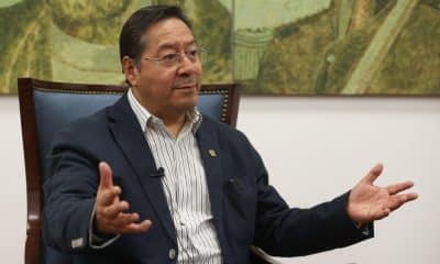 Fotografía de archivo del expresidente de Bolivia Luis Arce. EFE/ Luis Gandarillas