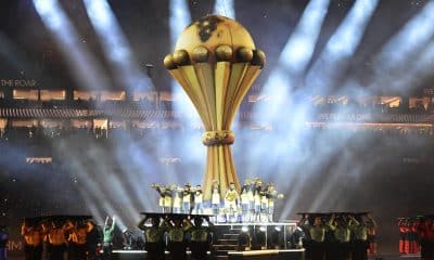 Ceremonia inaugural antes del partido de la Copa de África de fútbol entre Marruecos e Islas Comoras en Rabat. EFE/JALAL MORCHIDI