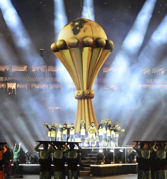 Ceremonia inaugural antes del partido de la Copa de África de fútbol entre Marruecos e Islas Comoras en Rabat. EFE/JALAL MORCHIDI