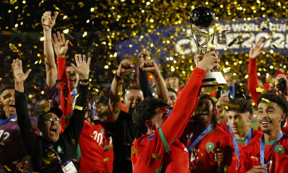 Marruecos levanta el trofeo de la Copa del Mundo Sub-20 en imagen de archivo. EFE/ Elvis González