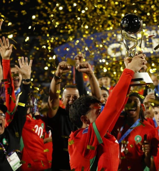 Marruecos levanta el trofeo de la Copa del Mundo Sub-20 en imagen de archivo. EFE/ Elvis González