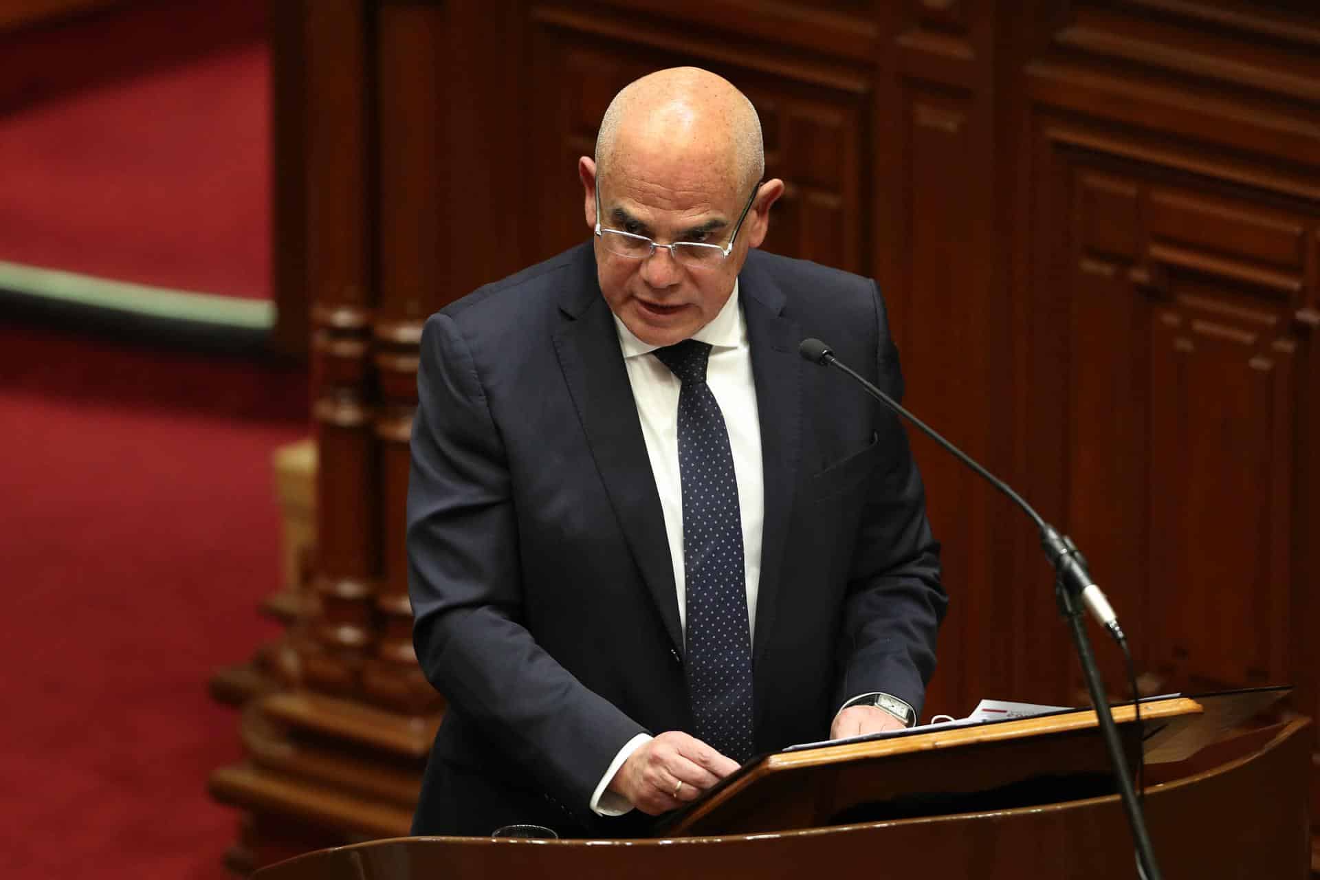 El primer ministro de Perú, Ernesto Álvarez, en una fotografía de archivo. EFE/ Paolo Aguilar