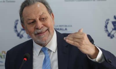 El director regional de ONU Turismo para las Américas, Gustavo Santos, fue captado este viernes, 5 de diciembre, durante la presentación del Plan Maestro de Turismo Sostenible de Guatemala 2026-2030, en Ciudad de Guatemala (Guatemala). EFE/Mariano Macz