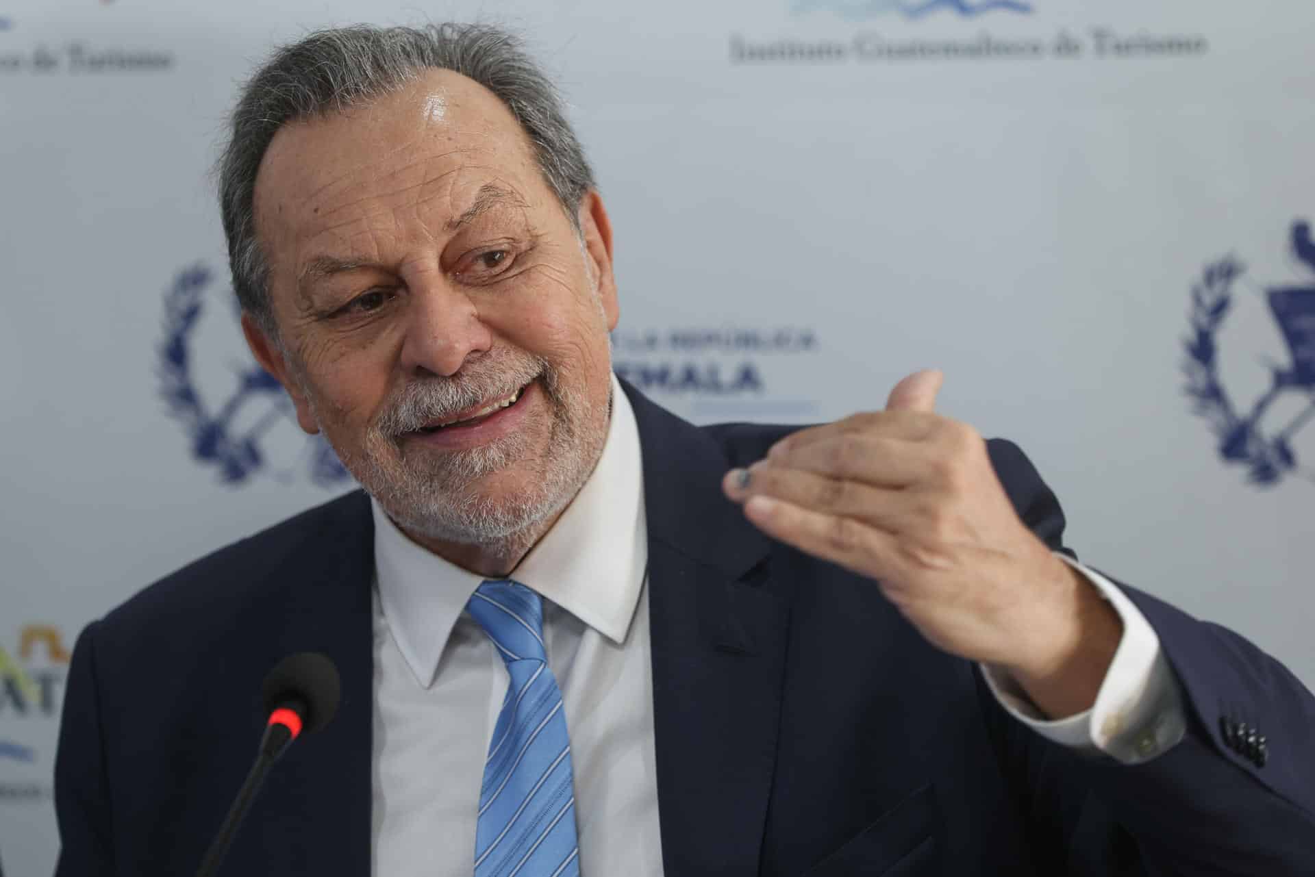 El director regional de ONU Turismo para las Américas, Gustavo Santos, fue captado este viernes, 5 de diciembre, durante la presentación del Plan Maestro de Turismo Sostenible de Guatemala 2026-2030, en Ciudad de Guatemala (Guatemala). EFE/Mariano Macz