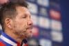 Simeone, durante la rueda de prensa. EFE/ Víctor Lerena
