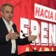 El expresidente del Gobierno español José Luis Rodríguez Zapatero habla en el evento Hacia el Frente Amplio: Encuentro Nacional de Fuerzas Progresistas este martes, en Bogotá (Colombia). EFE/ Carlos Ortega