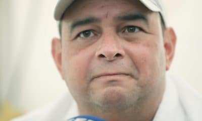 El alcalde de Tegucigalpa, Jorge Aldana, habla durante una entrevista con EFE este viernes, en Tegucigalpa (Honduras). EFE/ Gustavo Amador