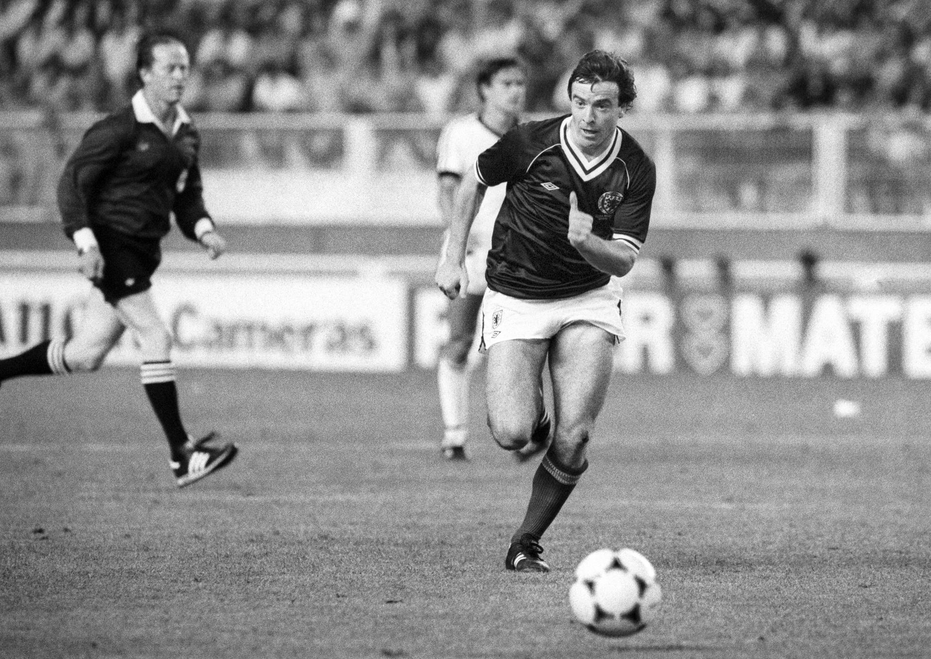 Foto de archivo del jugador escocés John Robertson en el Campeonato de Mundo de Fútbol España 82 EFE.