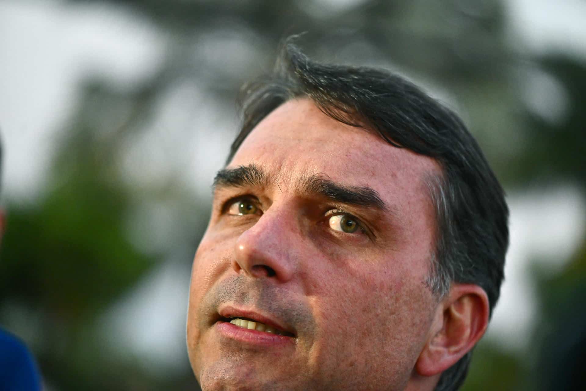 El senador brasileño Flávio Bolsonaro, hijo de expresidente Jair Bolsonaro. EFE/ Andre Borges
