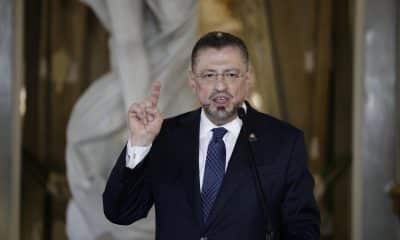 El presidente de Costa Rica, Rodrigo Chaves, en una foto de archivo. EFE/Jeffrey Arguedas