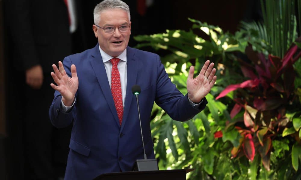 El secretario general de la Organización para la Cooperación y el Desarrollo Económicos (OCDE), Mathias Cormann, en una fotografía de archivo. EFE/ Juan Pablo Pino