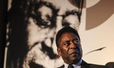 El exfutbolista Edson Arantes do Nascimento "Pelé" asiste al evento de lanzamiento del proyecto de la Pelé Academia en Río de Janeiro (Brasil). EFE/Archivo/Antonio Lacerda