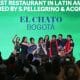 Representantes del restaurante colombiano El Chato celebran este martes, en Antigua (Guatemala). El Chato, ubicado en Bogotá, del Chef Álvaro Calvijo, fue el ganador del primer lugar de la lista Latin America’s 50 Best Restaurants y la distinción del mejor restaurante de Colombia. EFE/ Mariano Macz