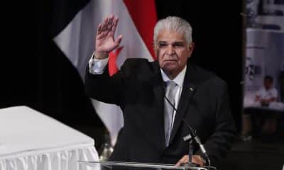 Fotografía de archivo del presidente de Panamá, José Raúl Mulino, durante una alocución, en Ciudad de Panamá (Panamá). EFE/Bienvenido Velasco