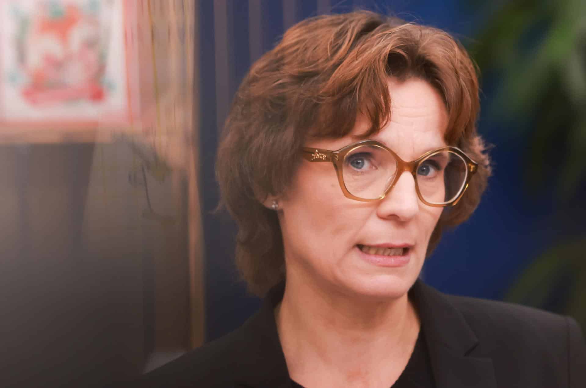 La comisaria europea de Medioambiente, Resiliencia Hídrica y Economía Circular Competitiva, Jessika Roswall. EFE/EPA/OLIVIER HOSLET