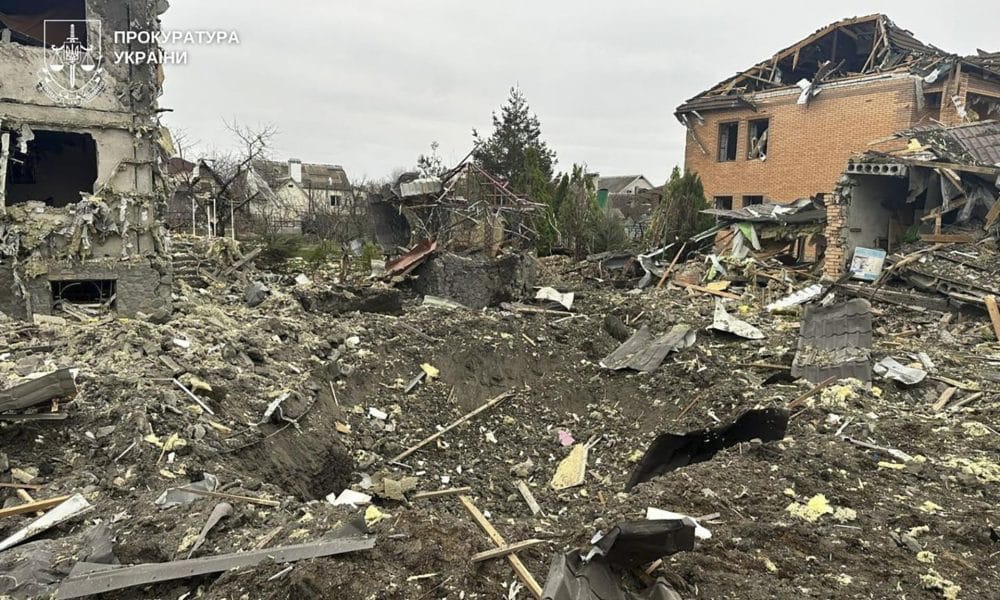 Imagen de los restos de un ataque ruso en una ciudad ucraniana. EFE/EPA/Dnipropetrovsk Regional State Administration handout HANDOUT HANDOUT EDITORIAL USE ONLY/NO SALES