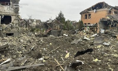 Imagen de los restos de un ataque ruso en una ciudad ucraniana. EFE/EPA/Dnipropetrovsk Regional State Administration handout HANDOUT HANDOUT EDITORIAL USE ONLY/NO SALES