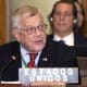 El alto funcionario de la Oficina de Asuntos del Hemisferio Occidental de Estados Unidos, Michael Kozak, habla durante una sesión extraordinaria del consejo permanente de la Organización de los Estados Americanos (OEA) este lunes, en la sede del organismo en Washington (Estados Unidos). EFE/ Lenin Nolly