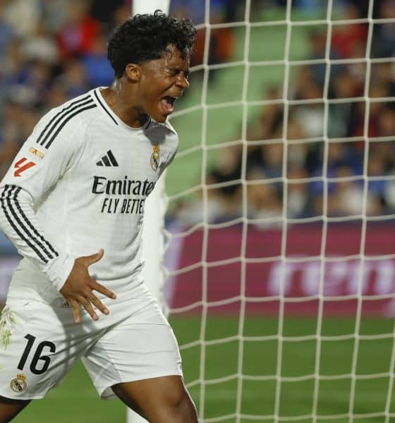 El delantero brasileño del Real Madrid, Endrick, en foto de archivo. Mariscal.