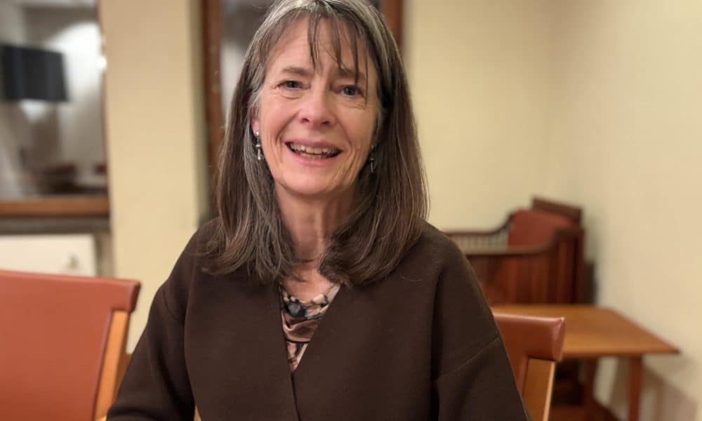 Mary Brunkow, actual encargada de programas de investigación en el Instituto de Biología de Sistemas de Seattle, durante la entrevista concedida a la Agencia EFE. Hace 24 años, Mary Brunkow (Portland, Oregón, 1961) desveló la pieza que faltaba para explicar por qué el sistema inmune, en su misión de protegernos, no daña el cuerpo humano; pero ha necesitado un Premio Nobel para ser consciente de que su descubrimiento ha revolucionado la Medicina. EFE/Caty Arévalo