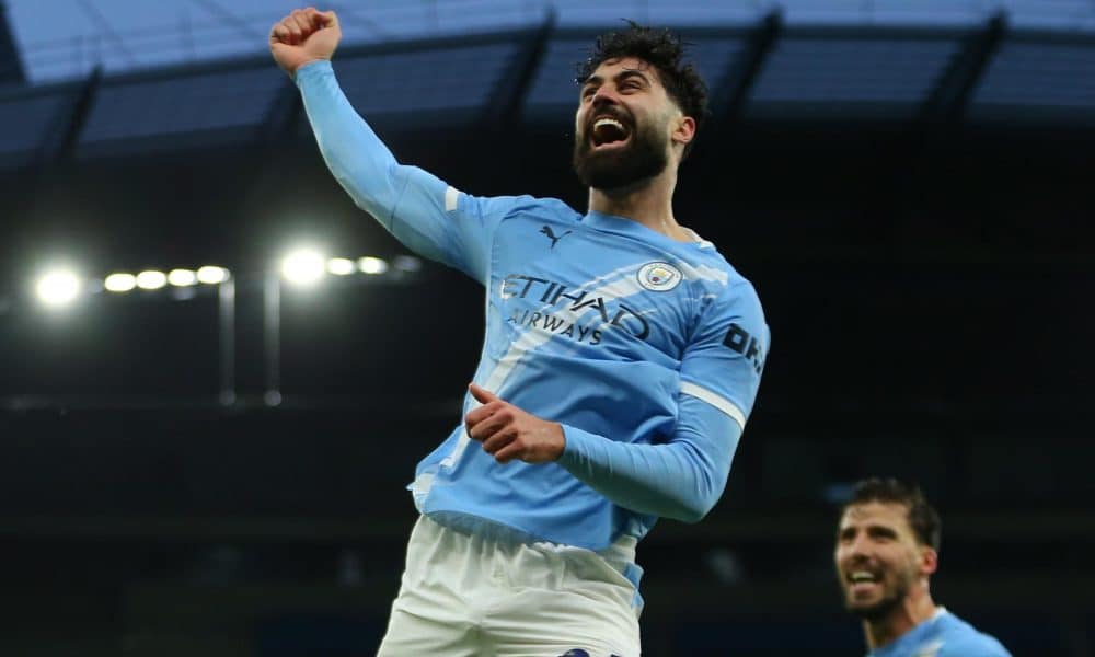 El jugador del City Josko Gvardiol celebra un gol durante el partido de la Premier League que han jugado Manchester City y Sunderland AFC en el Etihad Stadium de Mánchester, Reino Unido. EFE/EPA/ASH ALLEN