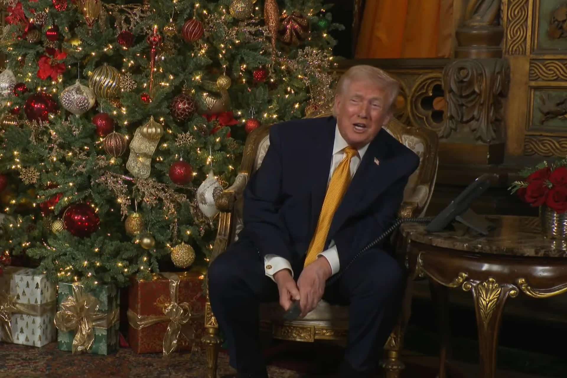 Captura de video de una transmisión de la Casa Blanca del presidente de Estados Unidos, Donald Trump. EFE/ Casa Blanca