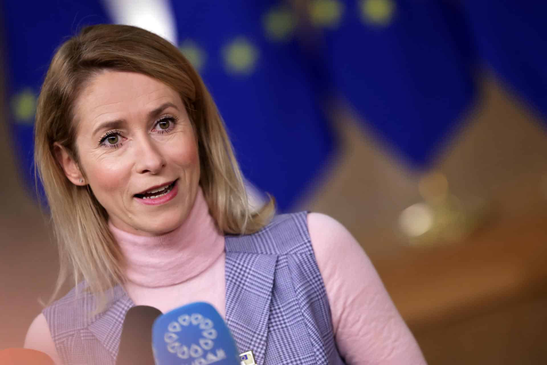 Imagen de Archivo de la Alta Representante de la Unión para Asuntos Exteriores, Kaja Kallas.
  EFE/EPA/OLIVIER MATTHYS
 
//////////
 
BRUSSELS (Belgium), 18/12/2025.- European High Representative of the Union for Foreign Affairs Kaja Kallas attends the EU Council Summit in Brussels, Belgium, 18 December 2025. EU leaders are meeting to discuss the latest developments in Ukraine, the EU's next multiannual financial framework, the EU enlargement process, and the geoeconomic situation in the European Union. (Bélgica, Ucrania, Bruselas) EFE/EPA/OLIVIER MATTHYS