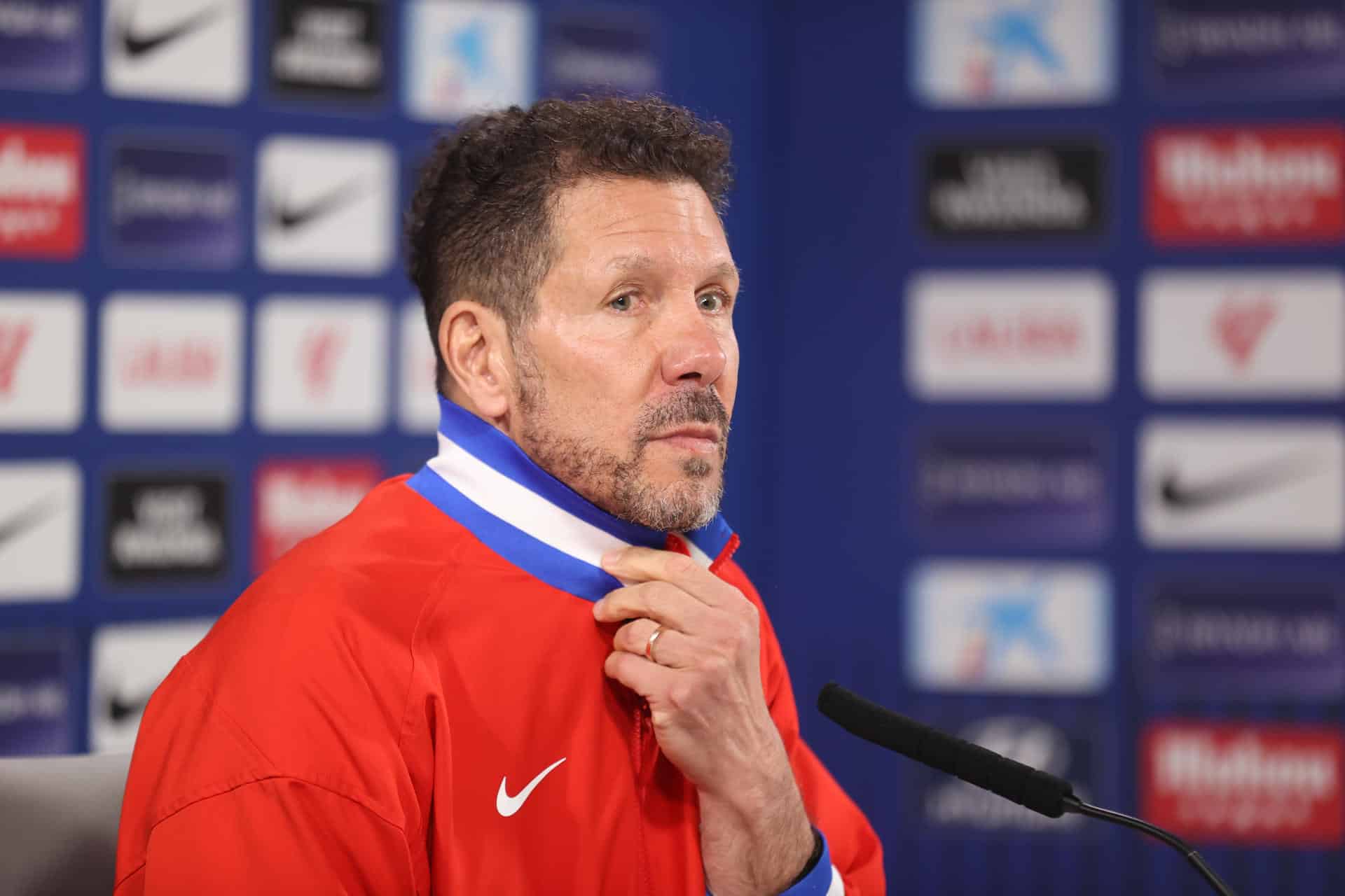 El entrenador del Atlético de Madrid, el argentino Diego Simeone. EFE/Víctor Lerena