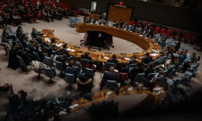 El Consejo de Seguridad de las Naciones Unidas celebra una sesión informativa sobre Venezuela, en Nueva York, EE. UU., el 23 de diciembre de 2025. EFE/OLGA FEDOROVA