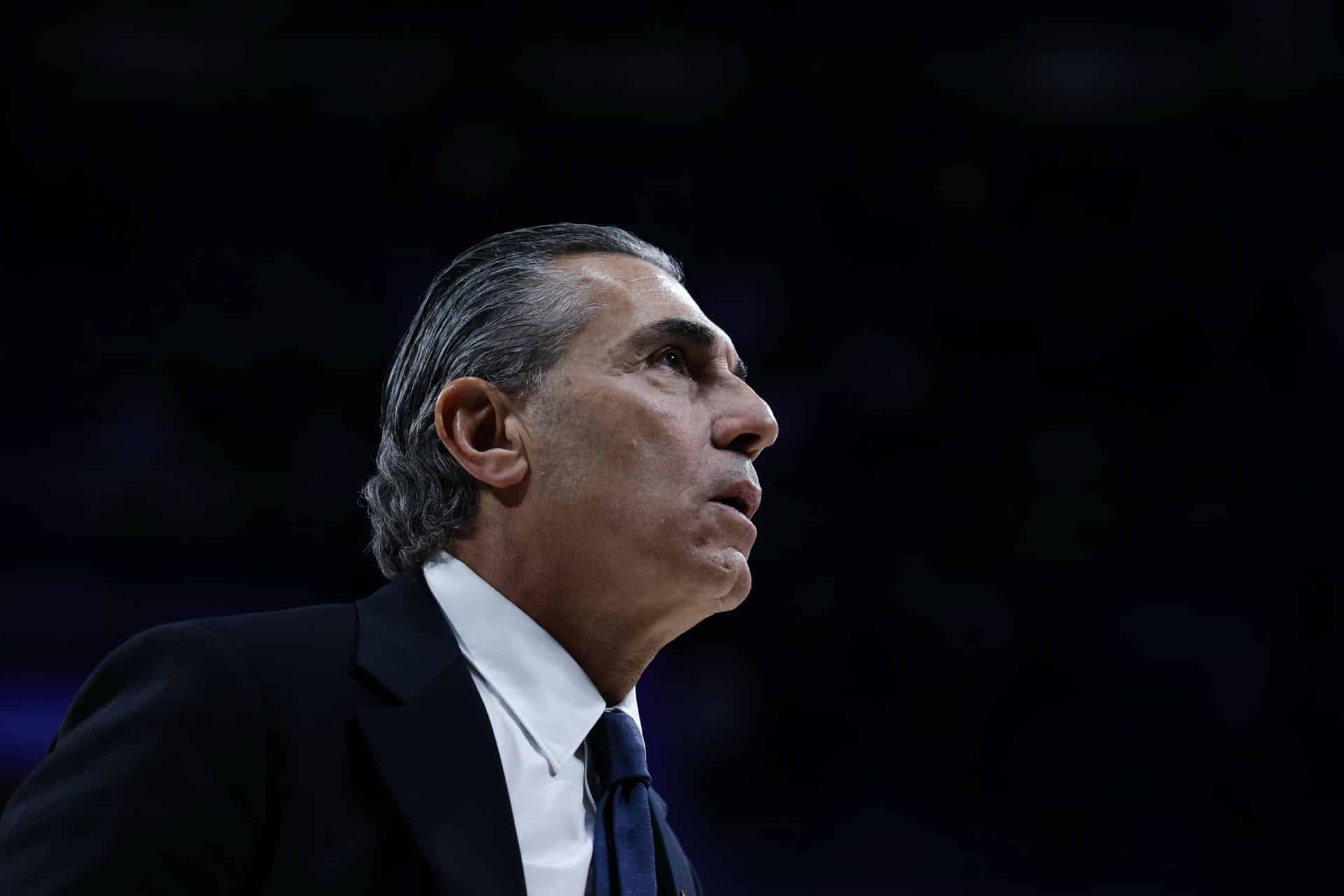 Foto de archivo de Juanjo Martín del entrenador del Real Madrid, Sergio Scariolo.