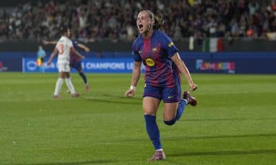 Foto de archivo de Alejandro García de la delantera polaca del Barcelona Ewa Pajor.