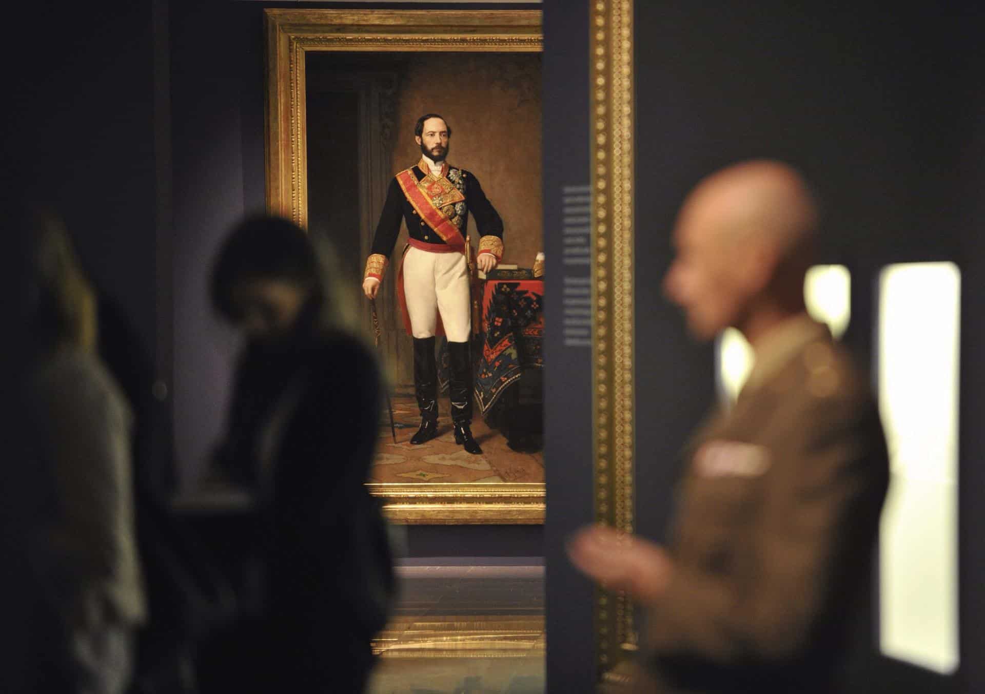 Vista de uno de los cuadros de la exposición 'Juan Prim y Prats, de soldado a presidente' inaugurada en el Museo del Ejército. EFE/Archivo/Ismael Herrero