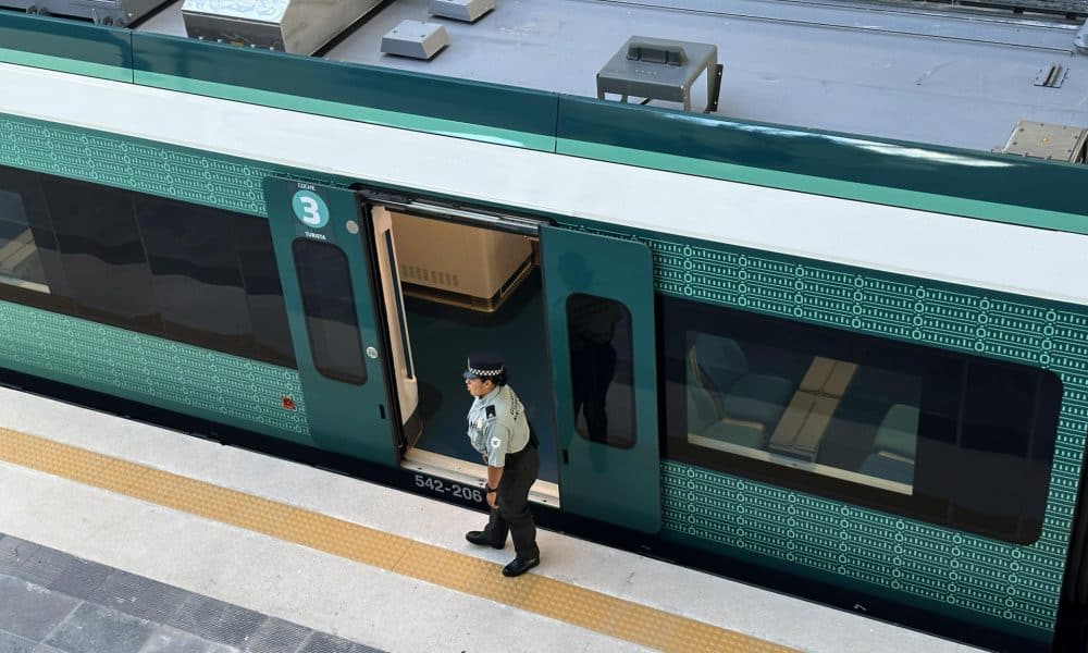 Fotografía del 28 de febrero de 2025 de una estación del Tren Maya en Cancún (México). EFE/Alonso Cupul