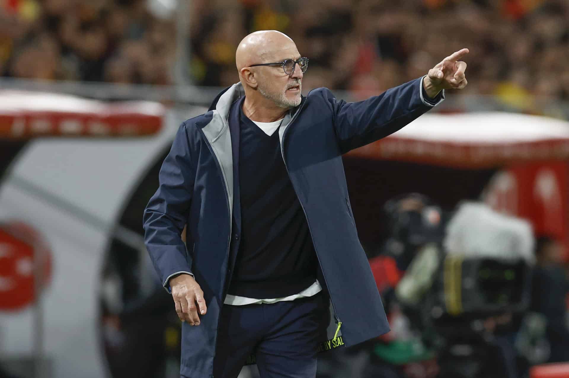 El seleccionador de España, Luis de la Fuente. EFE/Julio Muñoz