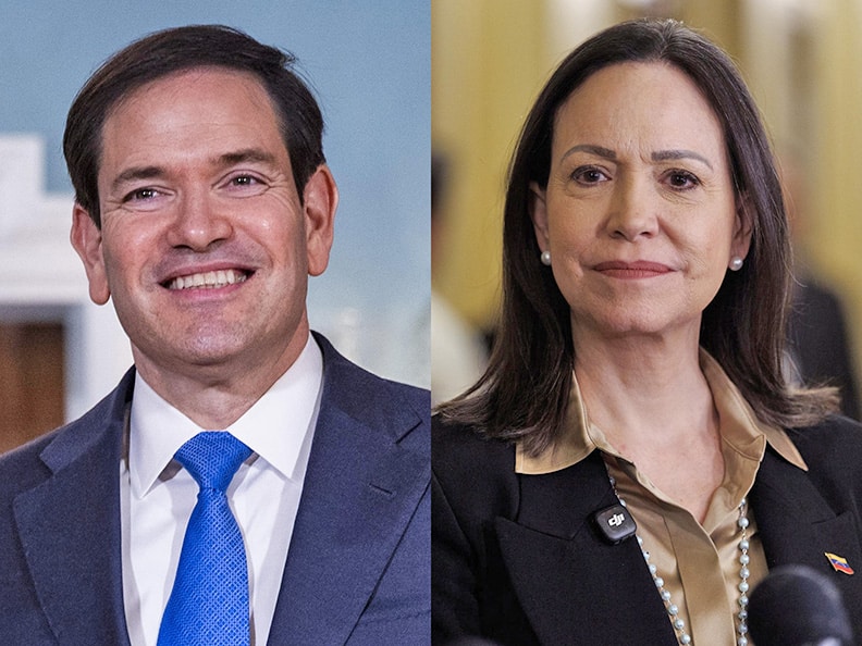 Marco Rubio y María Corina Machado se reunirán