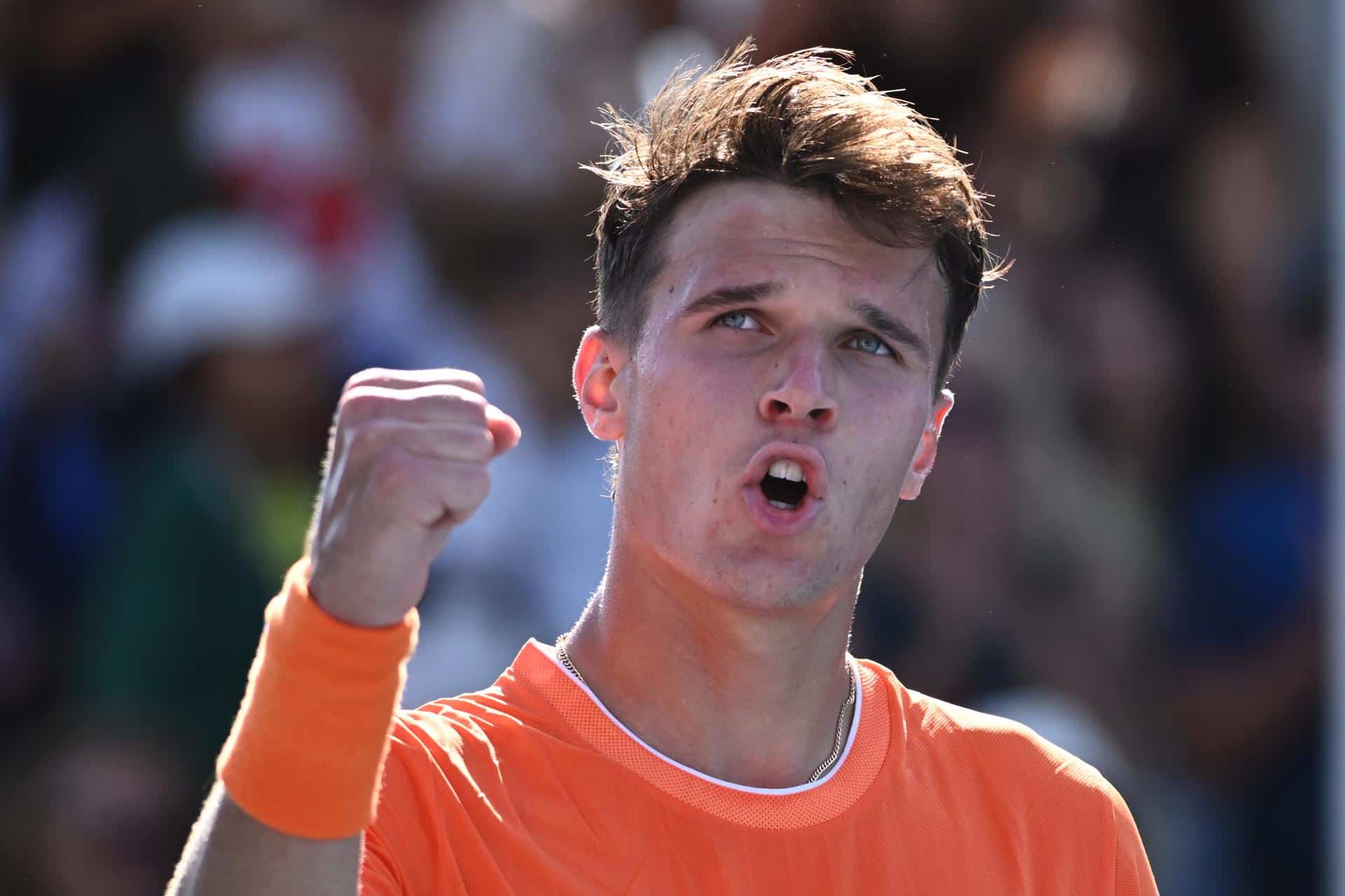 El checo Jakub Mensik pasa a segunda ronda del Abierto de Australia tras derrotar al español Pablo Carreño.
EFE/EPA/JOEL CARRETT AUSTRALIA AND NEW ZEALAND OUT