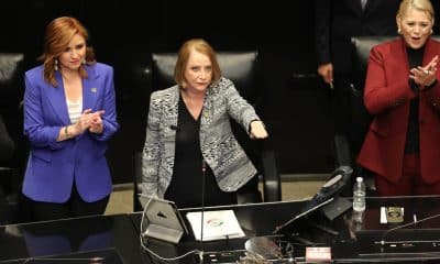 Fotografía de archivo de la presidenta del Senado mexicano, Laura Itzel Castillo Juárez, en Ciudad de México (México). EFE/ Mario Guzmán