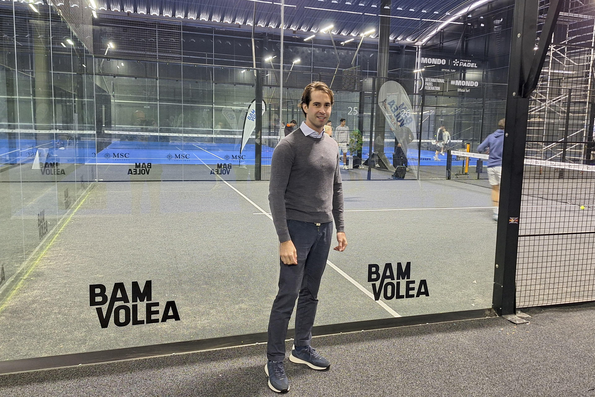 Diego Rivas, CEO de BamVolea, durante la entrevista con EFE. EFE/David Ramiro