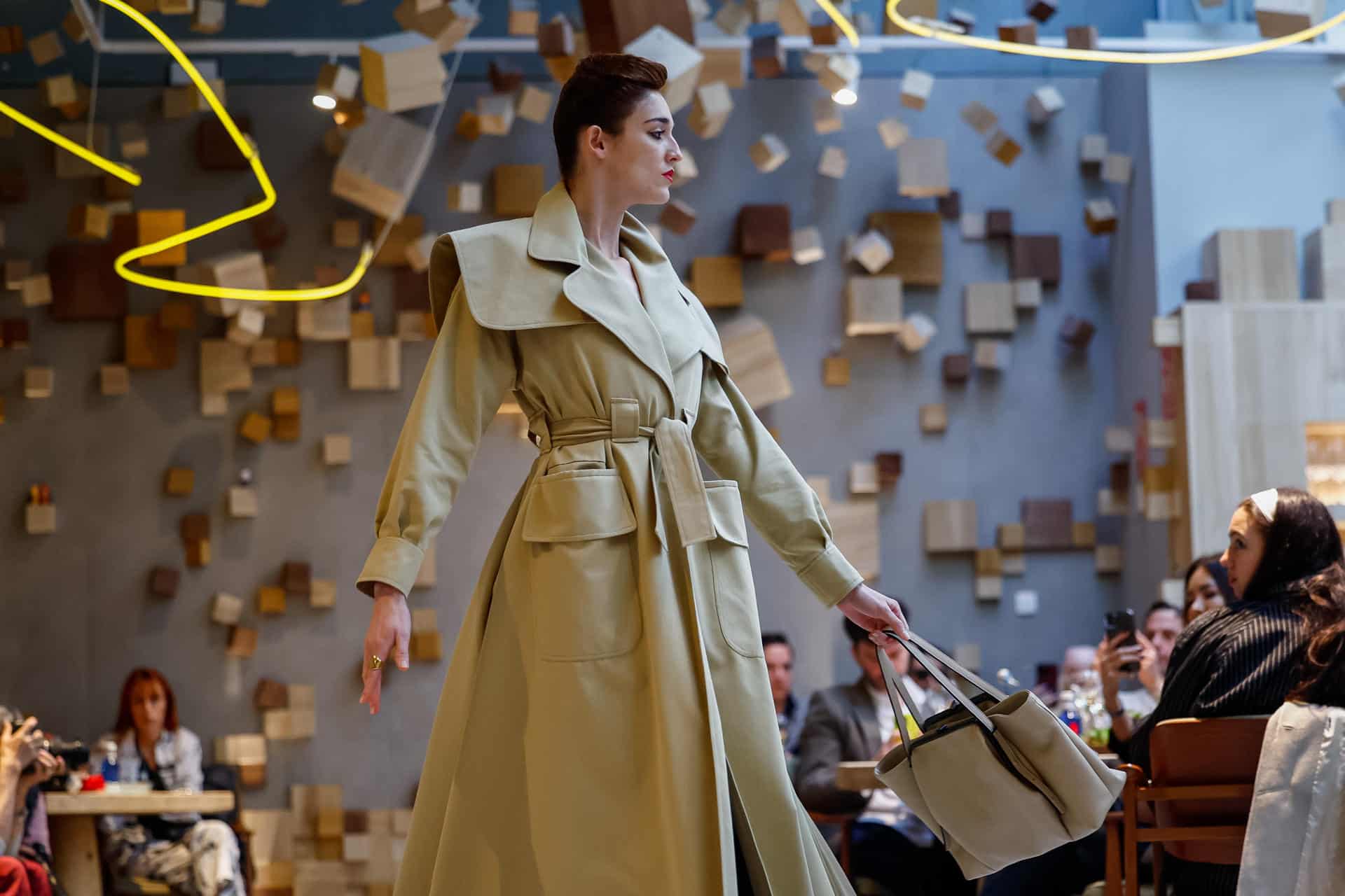 Foto de archivo del desfile de la casa Maison Mesa. EFE/ Daniel González