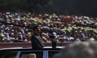 Archivo - PEKÍN (China), 03/09/2025.- El presidente chino, Xi Jinping, durante el desfile militar para conmemorar el 80 aniversario del fin de la Segunda Guerra Sino-Japonesa, conocida en China como la Guerra de Resistencia contra la agresión japonesa, y el fin de la Segunda Guerra Mundial. EFE/EPA/ANDRES MARTINEZ CASARES