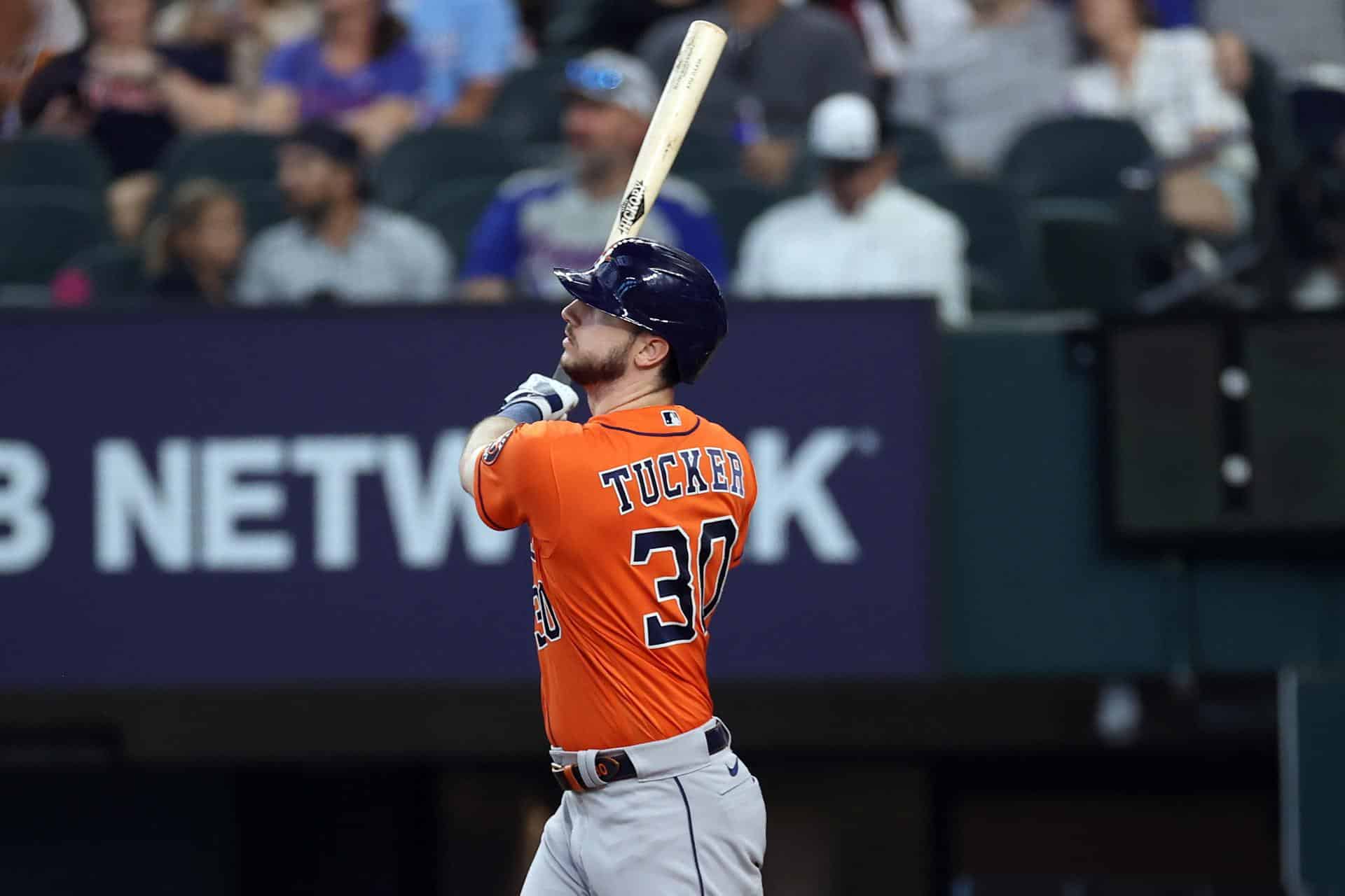 Fotografía de archivo del estelar jardinero Kyle Tucker, quien este jueves ha sido anunciado como nuevo refuerzo de los Dodgers de Los Angeles. EFE/EPA/ADAM DAVIS