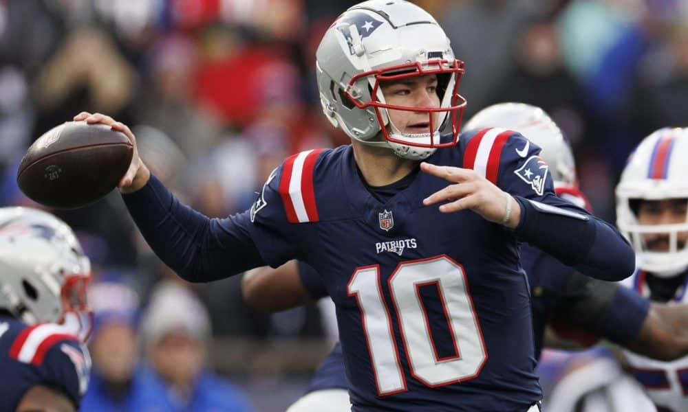 El mariscal de campo de los New England Patriots, Drake Maye, en una imagen de archivo. EFE/EPA/CJ GUNTHER
", "to": "es" }
