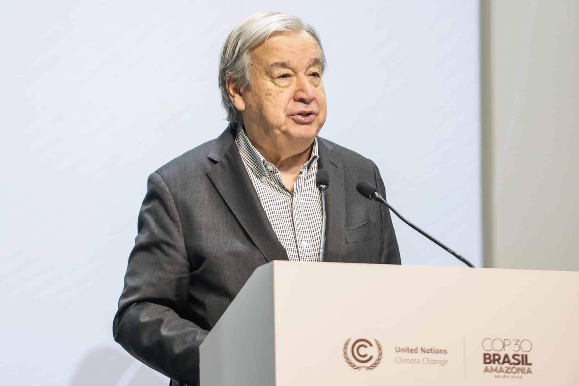 Foto de archivo del secretario general de las Naciones Unidas, António Guterres. EFE/ Fraga Alves