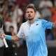 El suizo Stan Wawrinka durante su partido de la tercera ronda del Abierto de Australia contra el estadounidense Taylor Fritz. EFE/EPA/LUKAS COCH AUSTRALIA AND NEW ZEALAND OUT