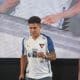 El centrocampista peruano Jesús Pretel es presentado este miércoles como nuevo refuerzo de Liga de Quito para la temporada 2026. EFE/ José Jácome