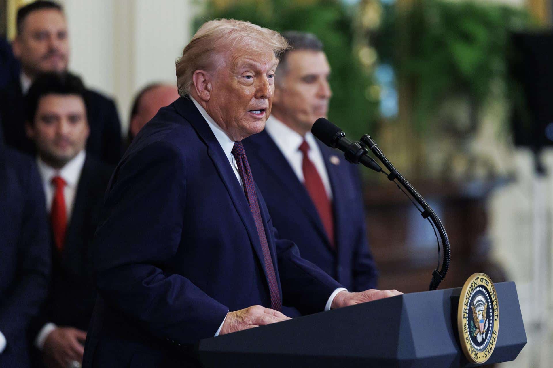 El presidente de EE.UU., Donald Trump. EFE/WILL OLIVER